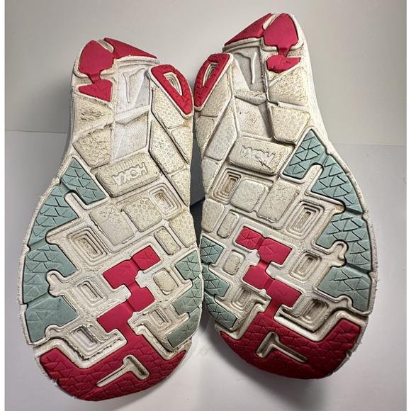 Hoka One One Clifton 4 Women’s 7.5 Black Pink Gray Running Shoes Neutral Cushion - Picture 7 of 8